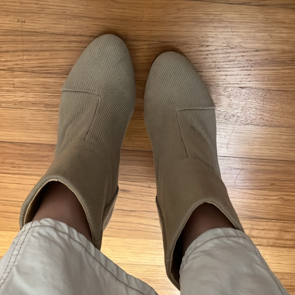 Rag & Bone Newbury Taupe Canvas And Leather Boots - image 8